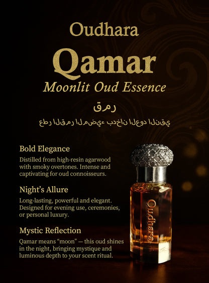 Oudhara Qamar 6ml Banner Oud Perfume