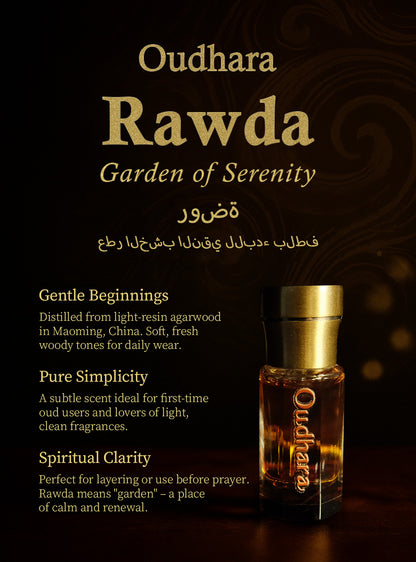 Oudhara Rawda 6ml Banner Oud Perfume
